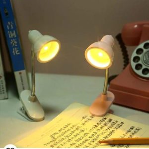 Multicolor Mood Light LED Clamp Lamp - 1 Pcs