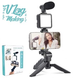 Portable Multipurpose  LED Ring Light with Microphone and Tripod