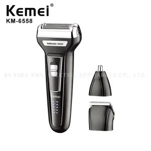 Dry Shave, Wet, Cordless, Rechargeable, Self-Sharpening, Pop-Up Trimmer Men's Hair Clipper And Shaver