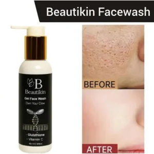 Beautikin Whitening Gel Face Wash Steroids Free No Side Affect Just Real Results